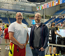 Dr. med. Christian Riediger bei der U21-Handball-WM